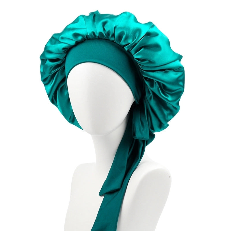 2 Pieces Women's Solid Color Solid Color Eaveless Hair Cap