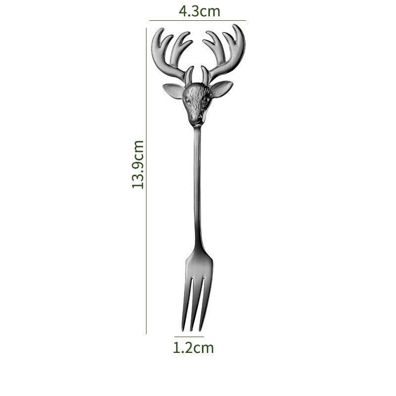Casual Animal 304 Stainless Steel Spoon 1 Piece