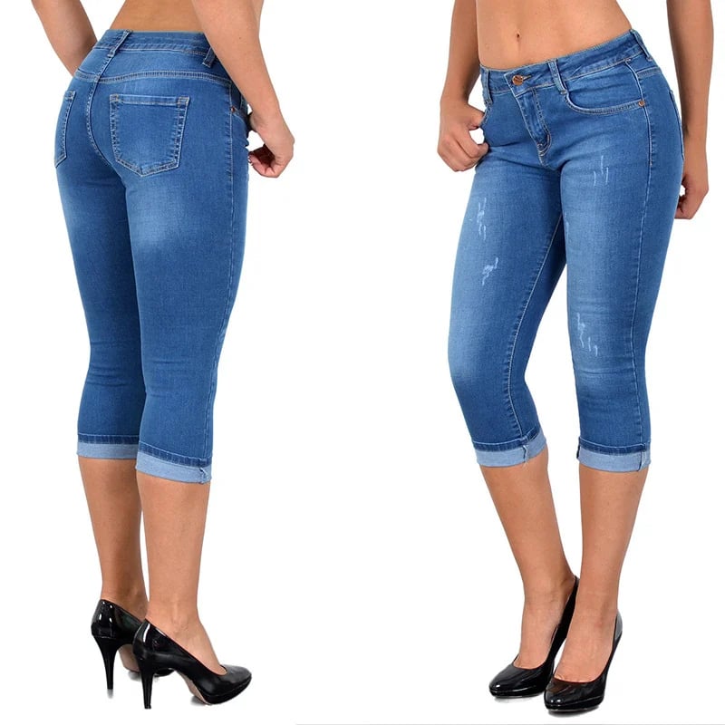 Perfect Fit Stretch Plus Size Denim Leggings