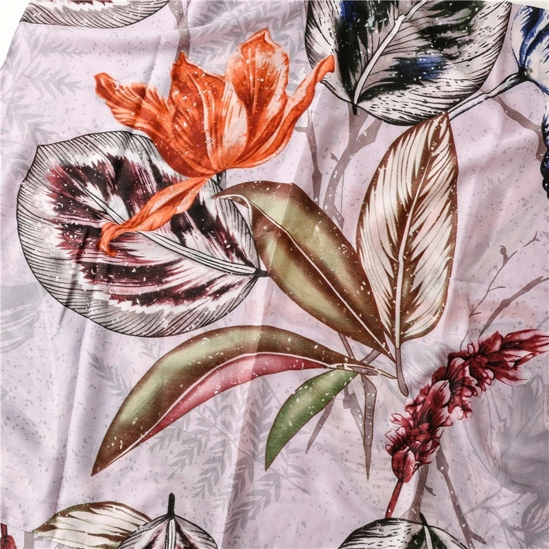 Women's Elegant Geometric Polyester Printing Winter Scarves