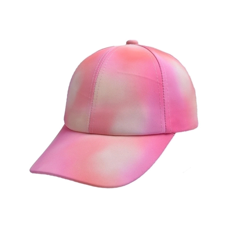 Children Unisex Basic Minimalist Gradient Color  Printing Ivy Cap