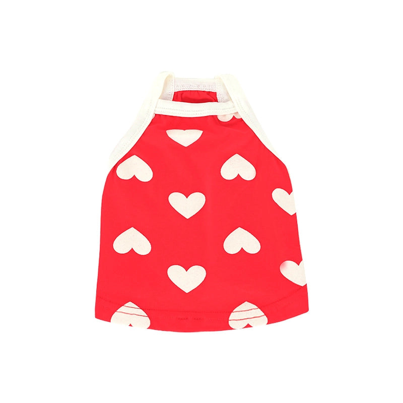 Cute Cotton Heart Shape Pet Clothing