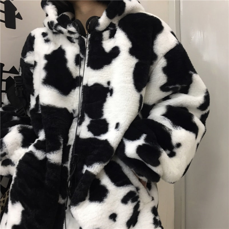 Vintage Cow Cotton Jacket   KF82327