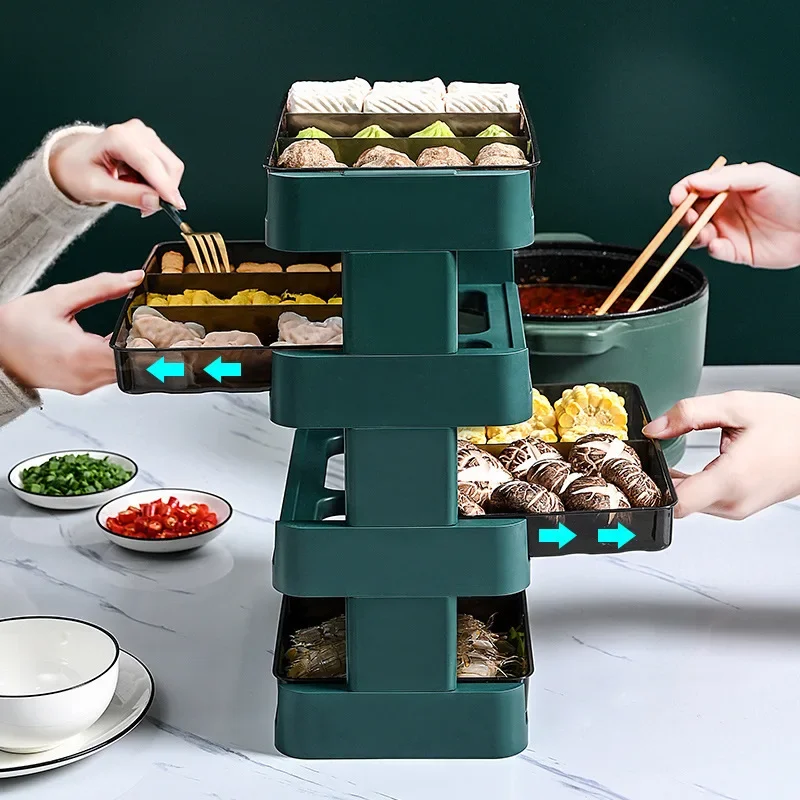 4-LAYER KITCHEN STORAGE RACK 鈥?PERFECT FOR DISHES HOT POTS & KITCHEN TOOLS