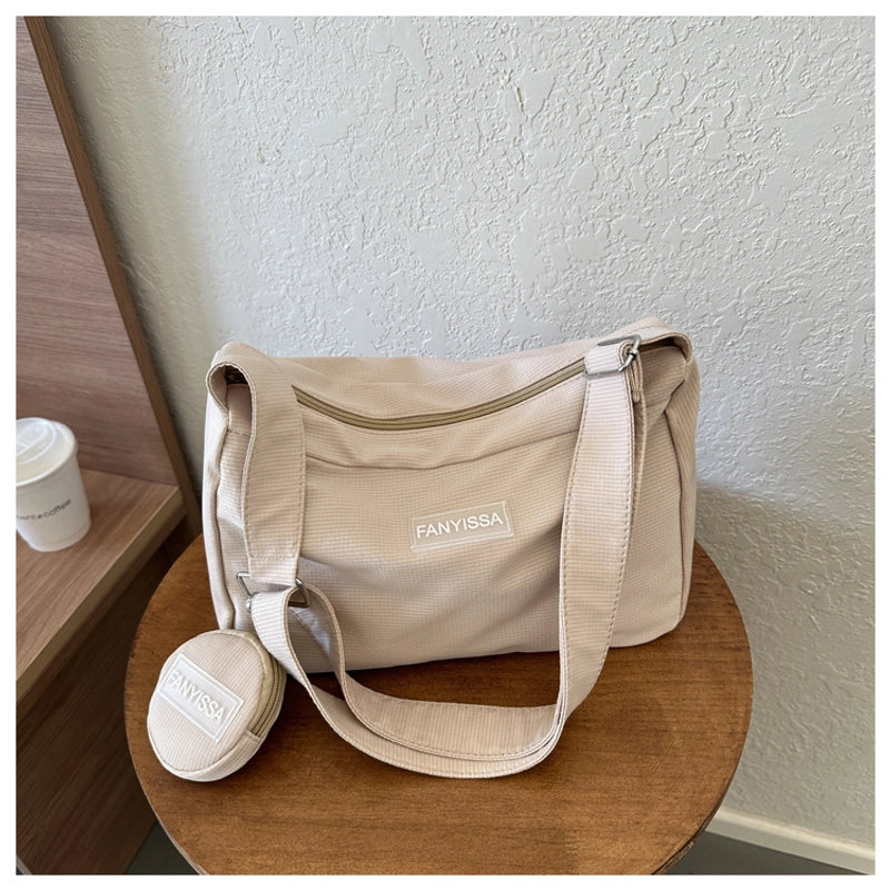 Women's Bag  New Autumn And Winter Trendy  Large Capacity Crossbody Bag Casual All-Matching Fashion Lightweight Oxford Bag