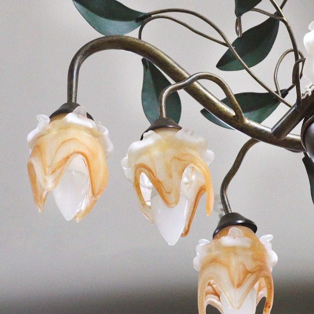 Green Leaves Chandelier