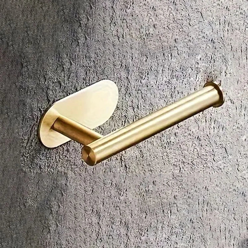 Casual Solid Color Stainless Steel Tissue Holder