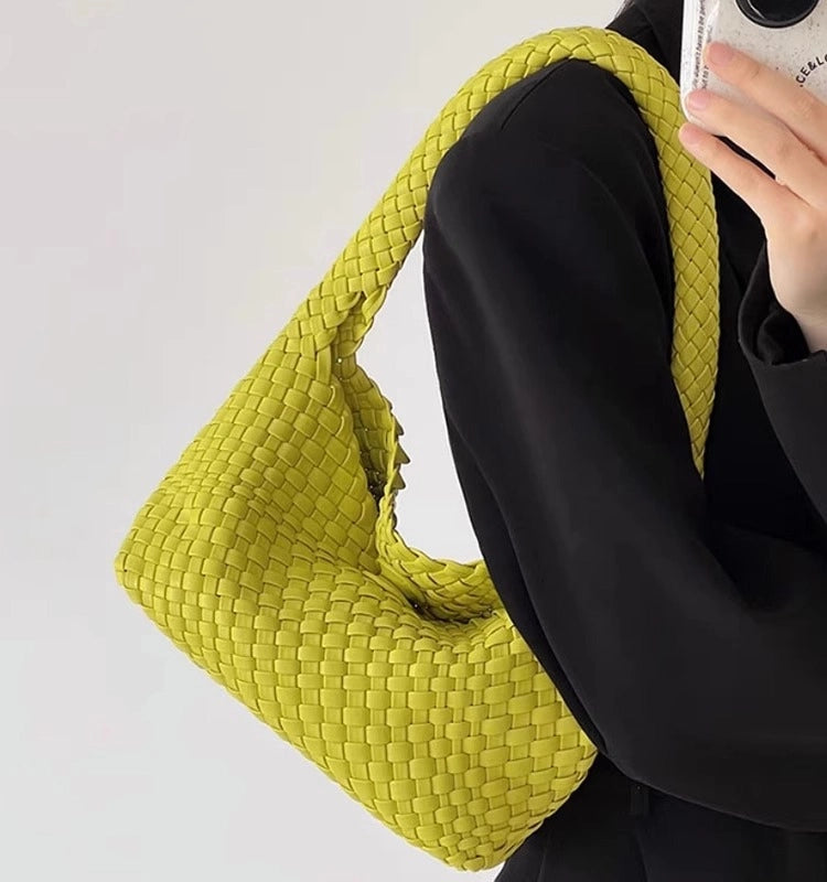 Summer Handmade Woven Bag Women's Bag New Fashion Small Bag Underarm Bag Crossbody Shoulder Hand Bag