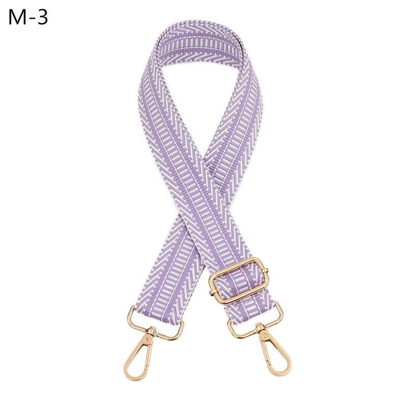 All Seasons Polyester Color Block Bag Strap