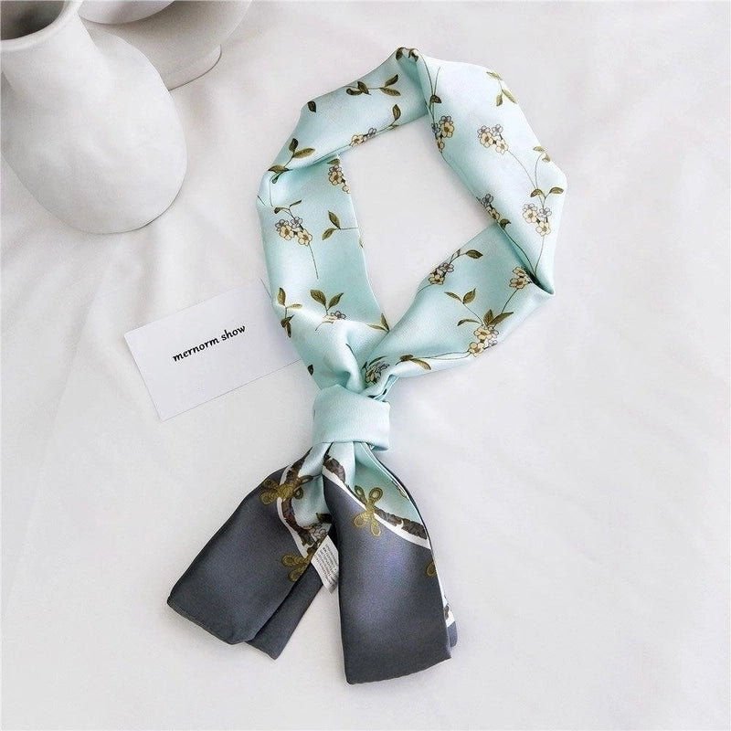 Fashion Double-sided Wild Small Scarf Professional Scarf