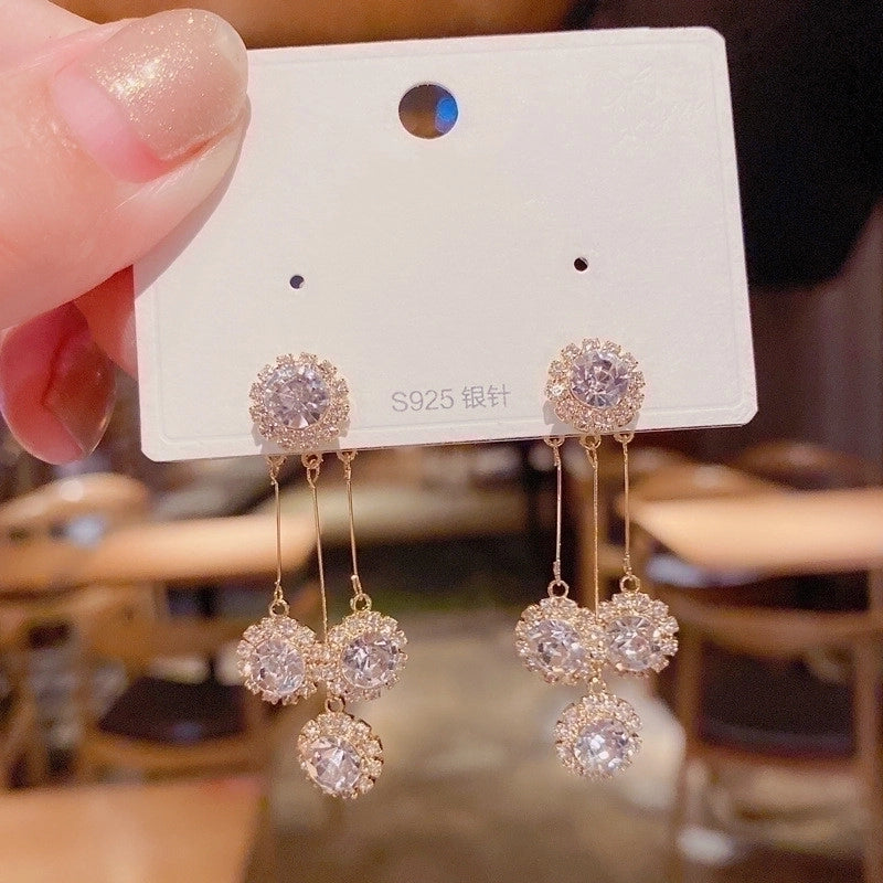 1 Pair Sweet Heart Shape Flower Butterfly Inlay Imitation Pearl Alloy Rhinestones Earrings