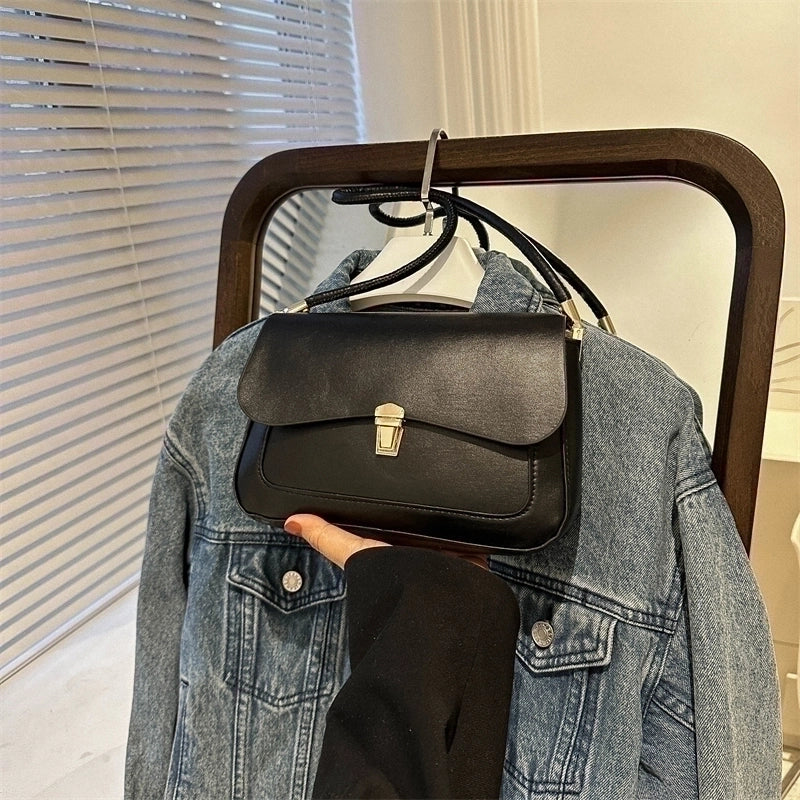 Women's All Seasons Pu Leather Elegant Basic Underarm Bag