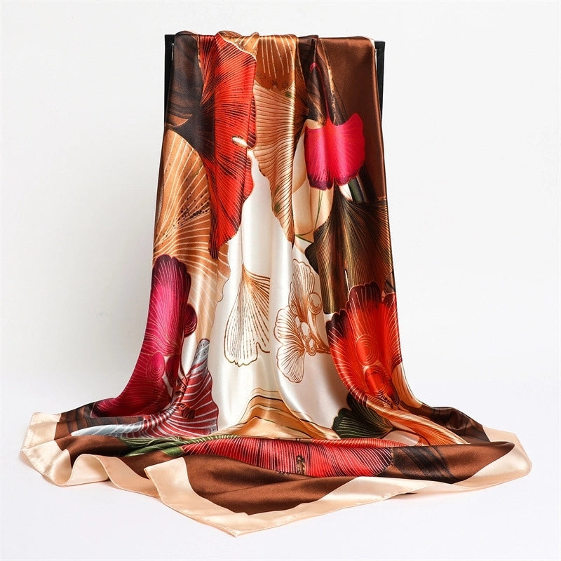 Women's Lady Minimalist Streetwear Printing Polyester Scarf