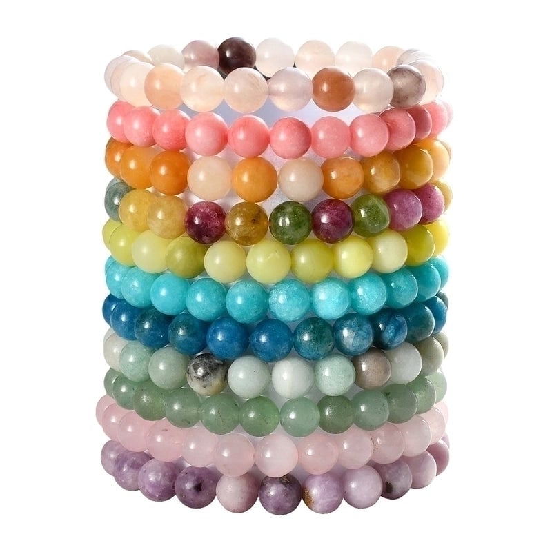 Natural Stone Casual Geometric Bracelets