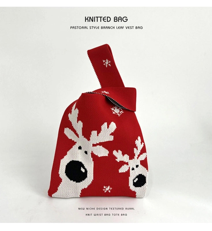 Women's Medium Polyester Animal Cute Basic Square Open Handbag