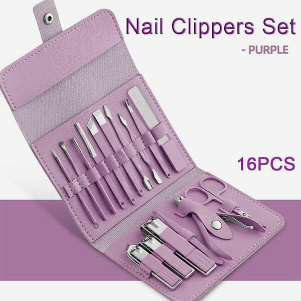 Portable Nail Clipper Set (12/16pcs)