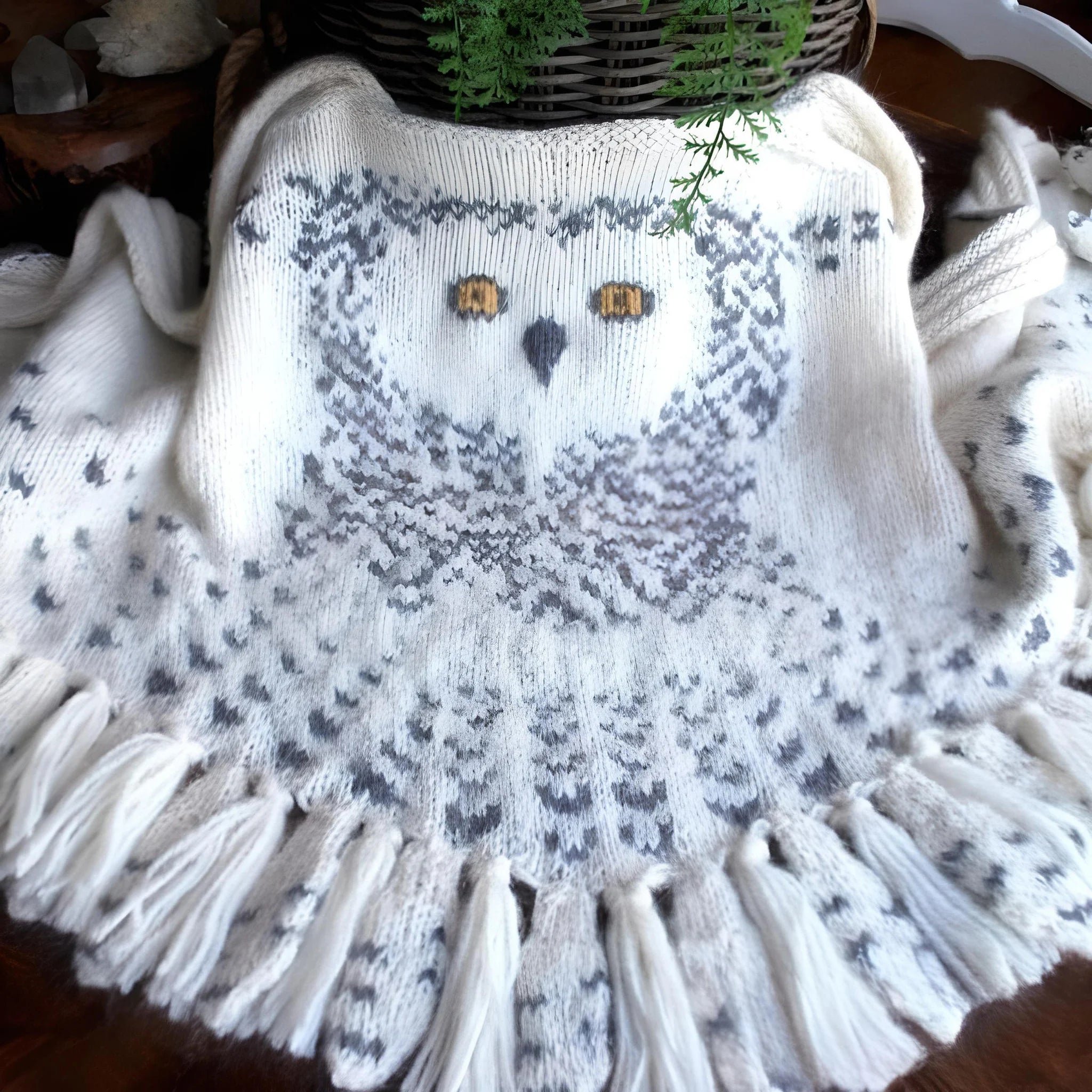 Retro Owl Scarf