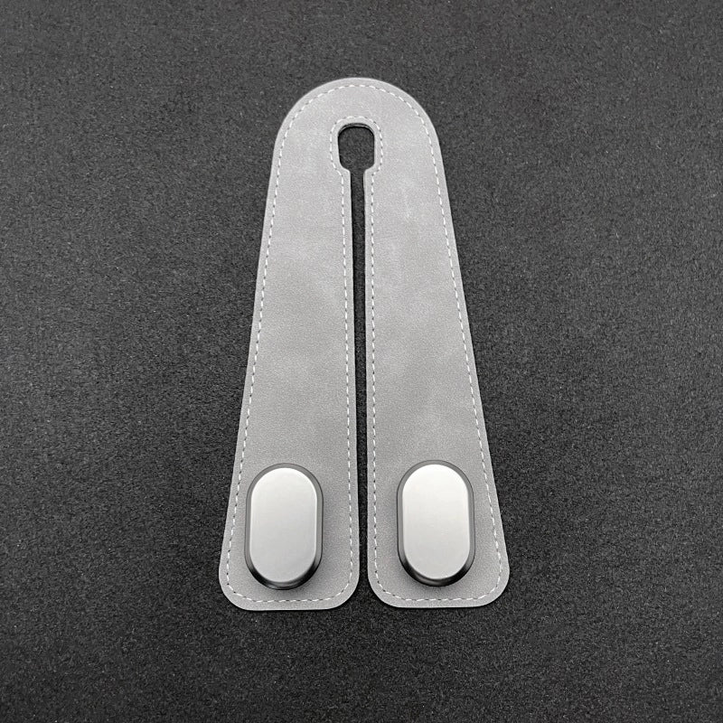 Car Hook Car Seat Back Upgrade Hidden Double Hook Suede Rear Car Bag Storage Hook