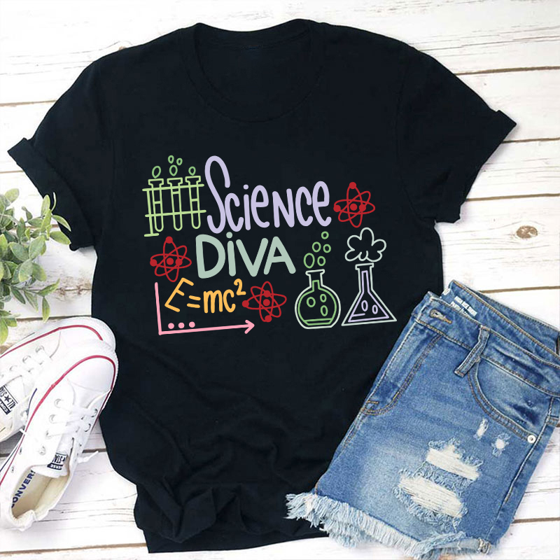 Science Diva Teacher T-Shirt