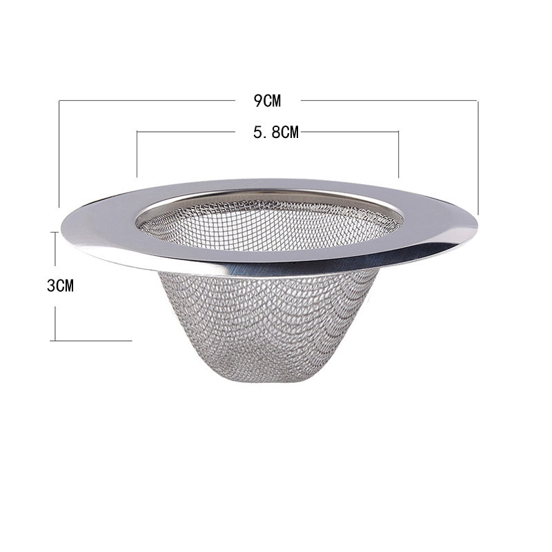 Kitchen Filter Drain Net Sink 304 Stainless Steel Filter Sink Garbage Artifact Sewer Drain Funnel
