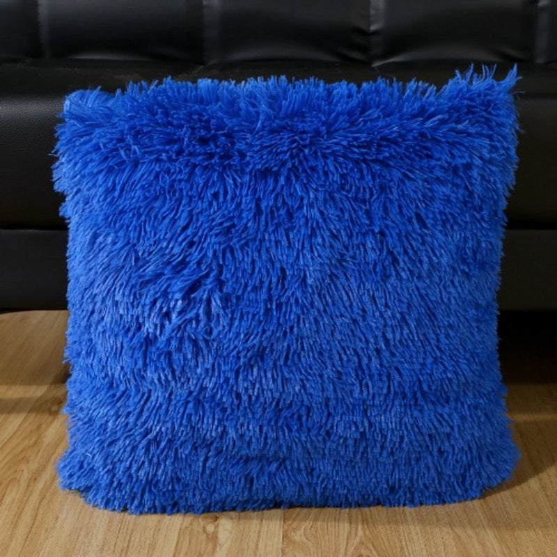 Fashion Solid Color Pv Velvet Throw Pillow Pillow Cases