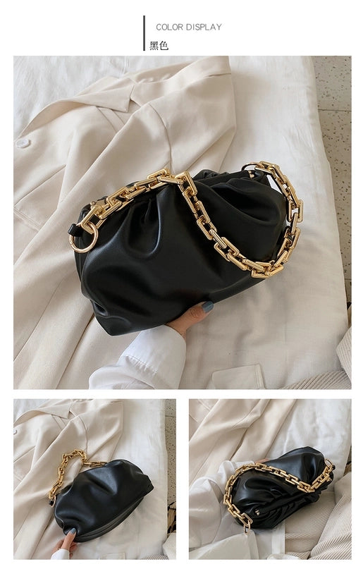 Medium Pu Leather Square Bag Hander Bag