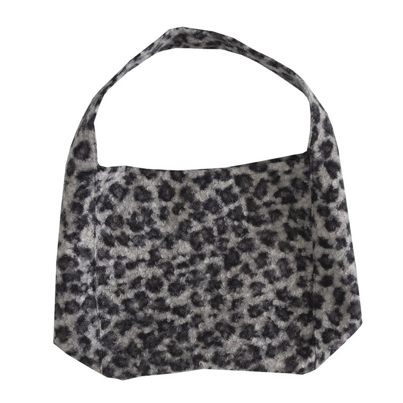 Women's Woolen Solid Color Vintage Style Square Magnetic Buckle Shoulder Bag Bag Sets