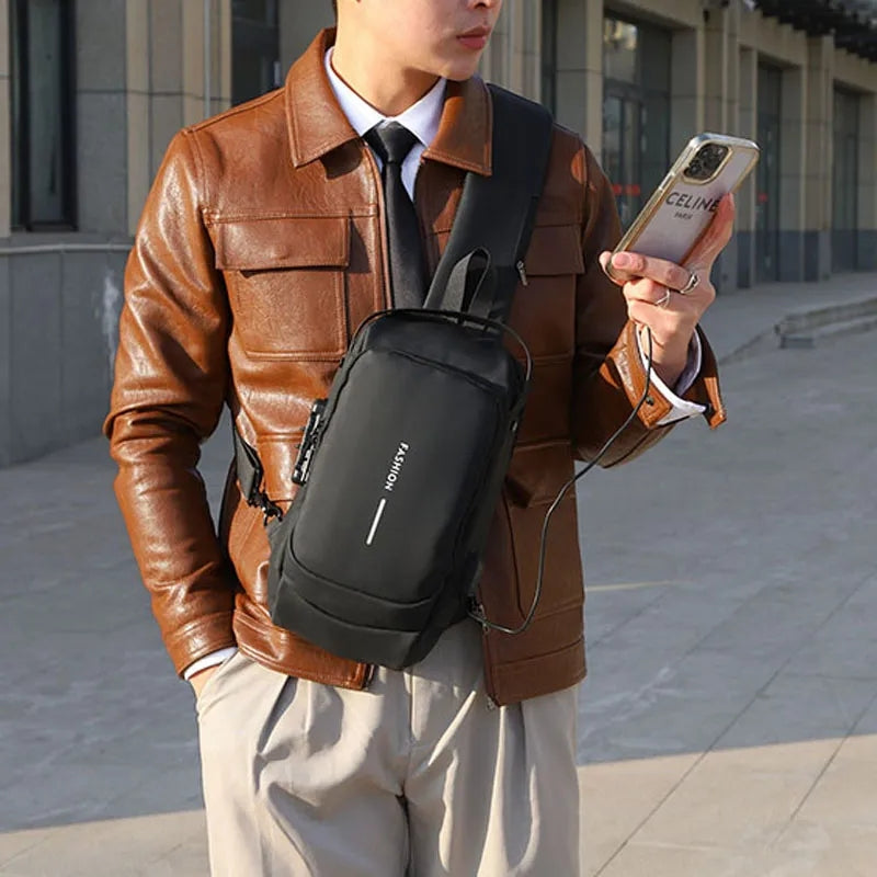 Fashion Men Sling Bag Pack