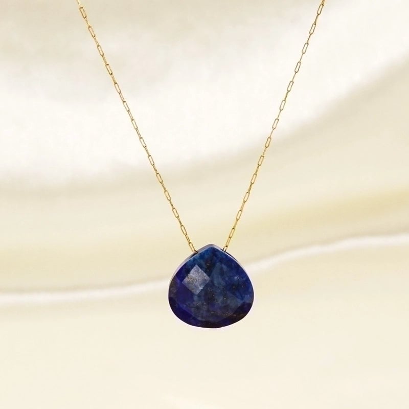 3 Pieces 304 Stainless Steel Natural Stone 14K Gold Plated Classic Style Plating Water Droplets Pendant Necklace