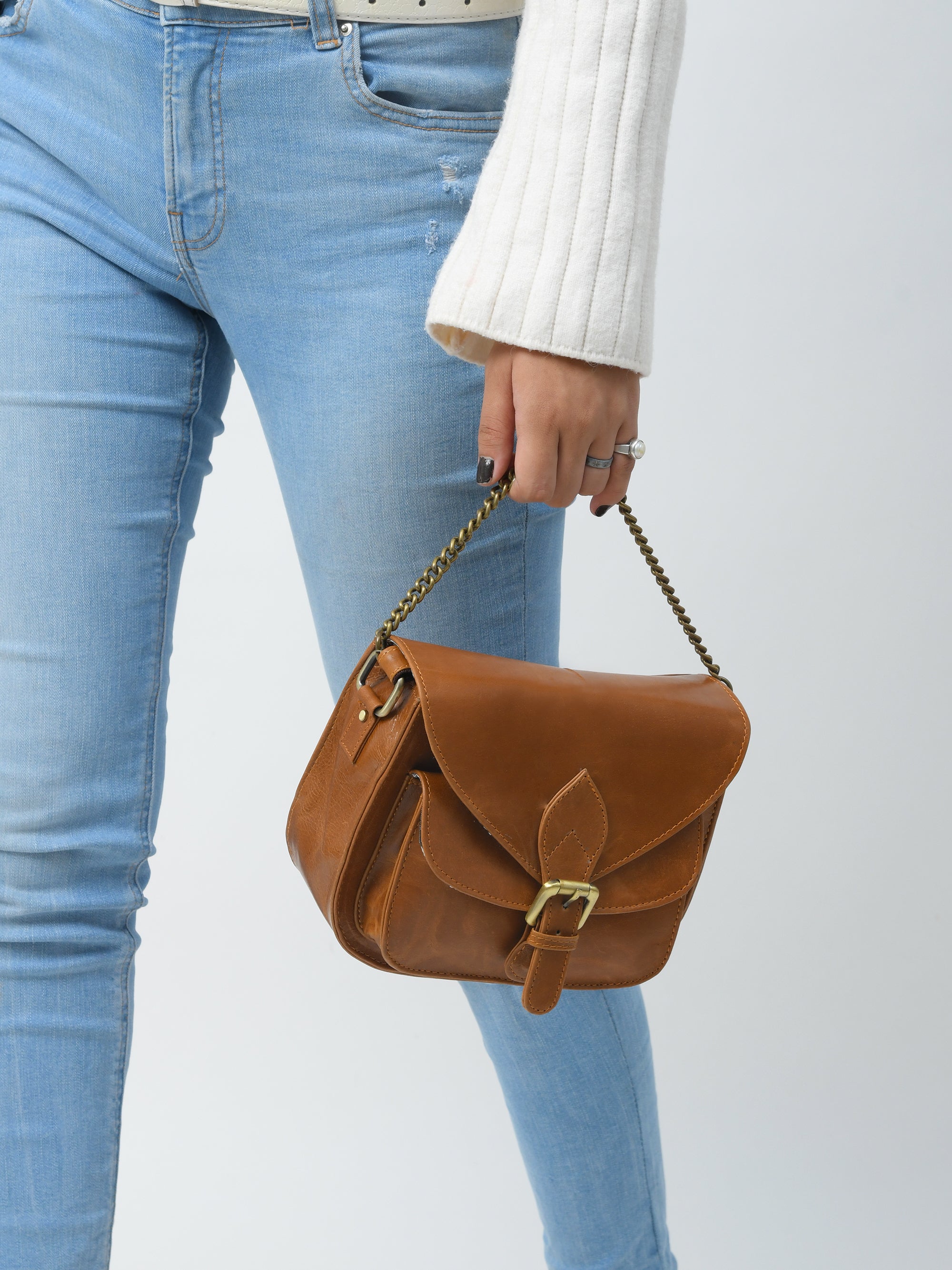 Satchel- Tan Brown