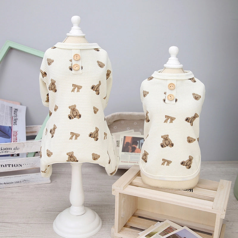 Pet Dog Vest Four-legged Home Clothes Spring/summer Bear Four-legged Home Clothes