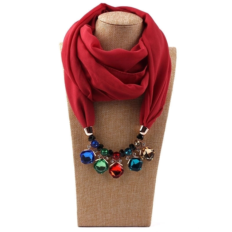 Women's Elegant Solid Color Chiffon Tassel Scarf