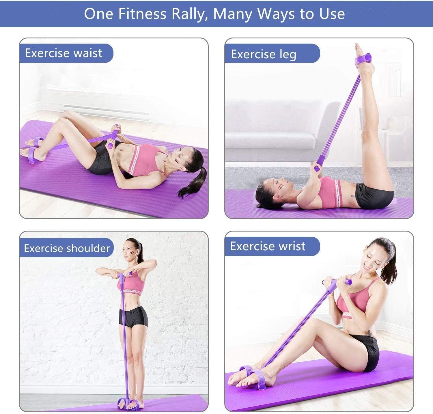 Work out Body Tuner. Foot Pedal Pull Rope