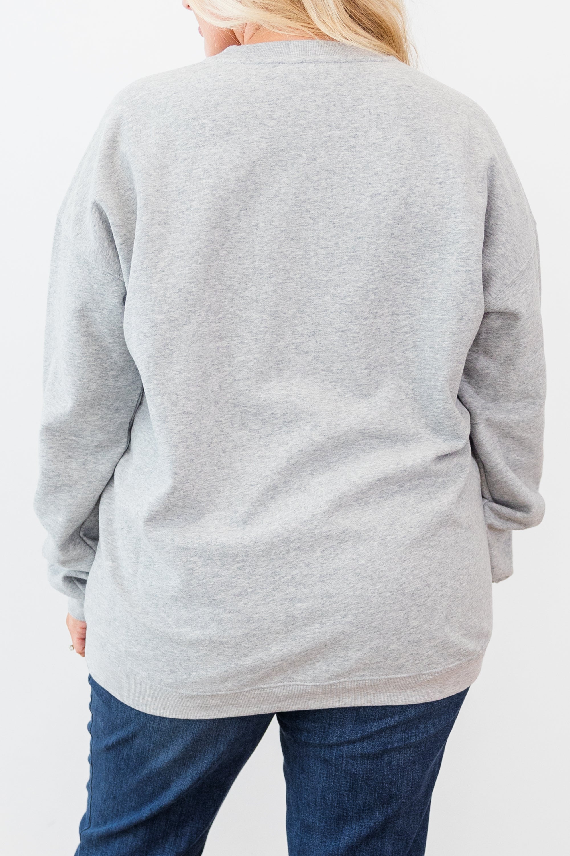 Cozy On Game Day Pullover. Heather Gray