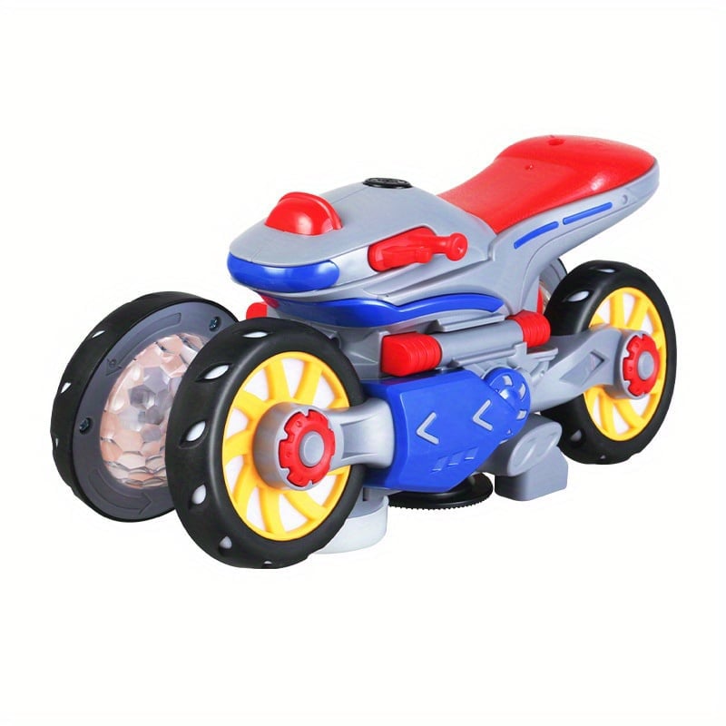 🎁New Electric Light and Music Deformation Motorcycle