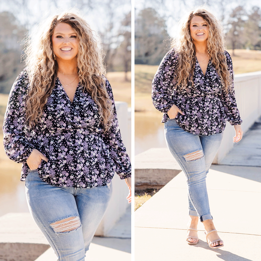 Midnight Walks In The Park Top. Black