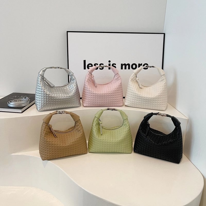 Women's Medium Pu Leather Solid Color Streetwear Square Zipper Crossbody Bag