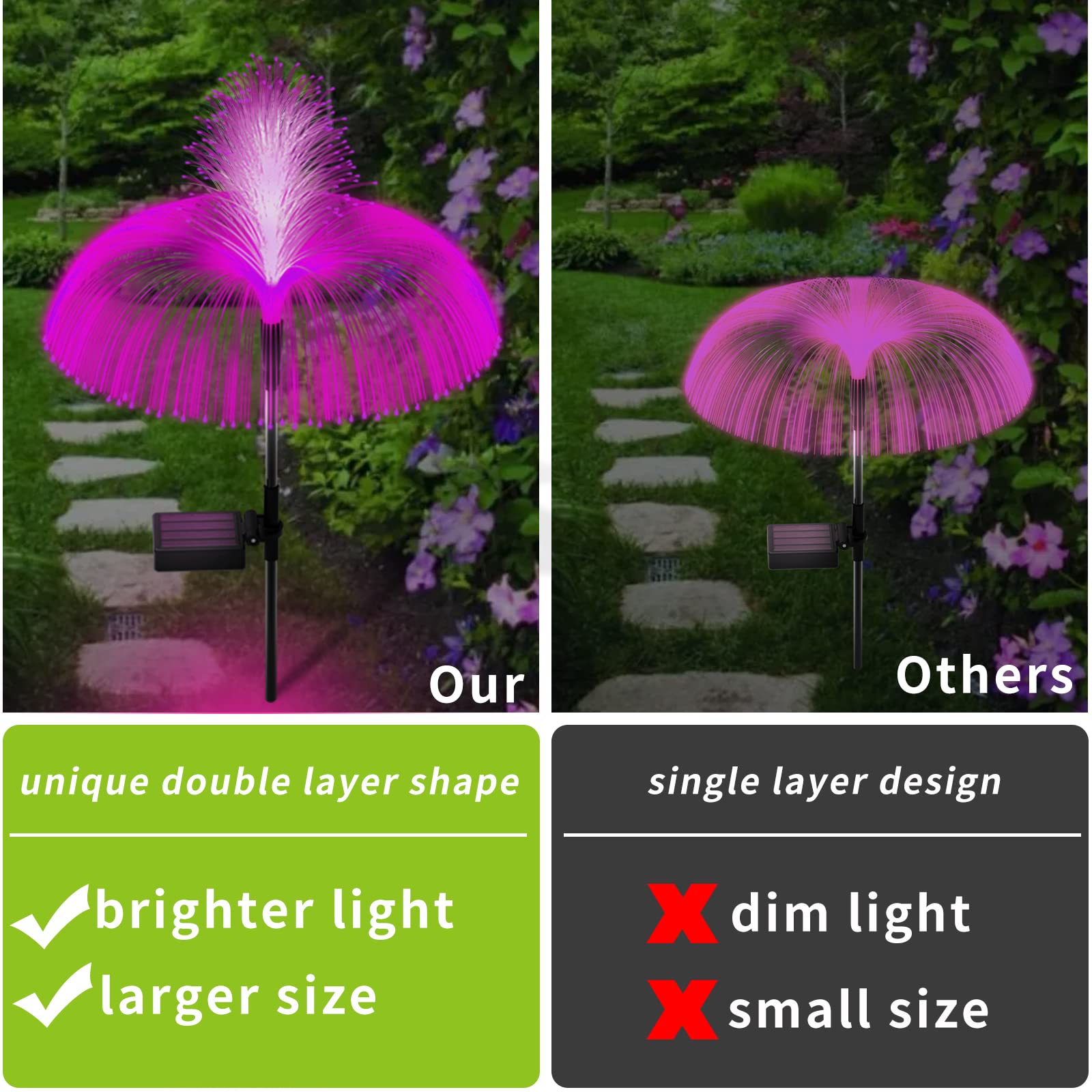 💖🌈Solar Colors Changing Jellyfish Lights LED
