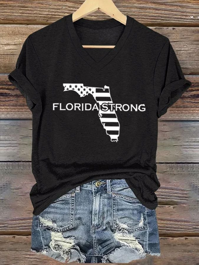 Women's Florida Strong Print T-Shirt