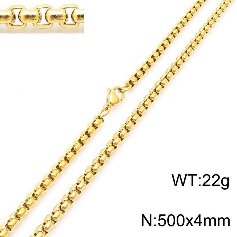 Minimalist Geometric Stainless Steel Plating Necklace 1 Piece