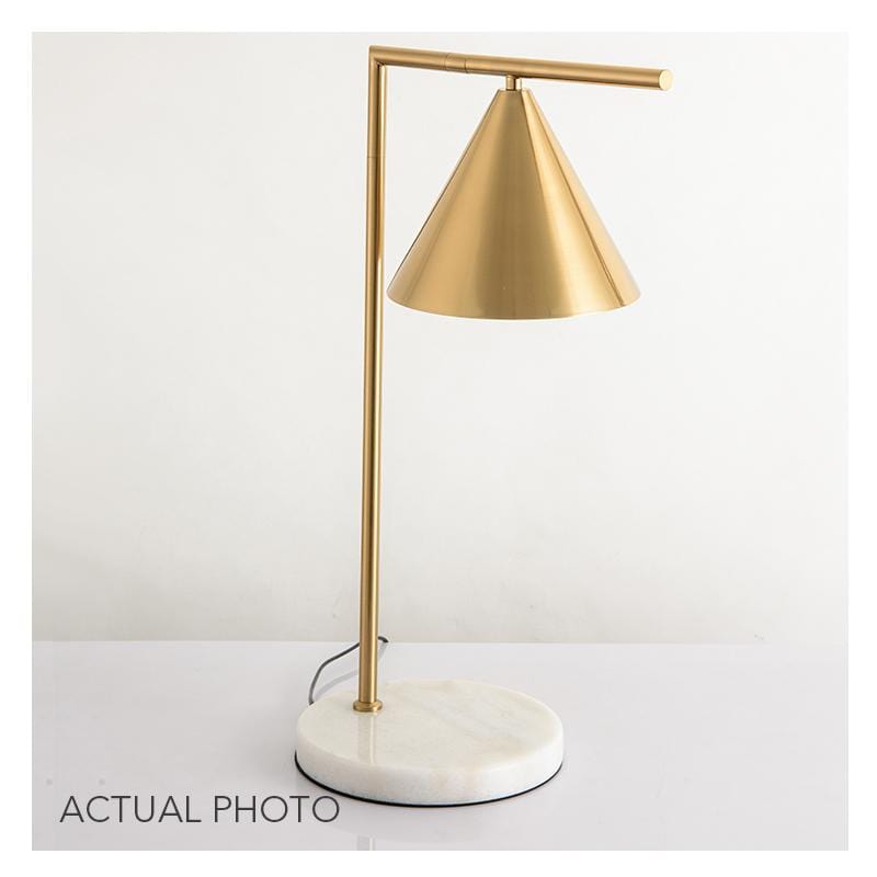 Clarice | Gold x Marble Table Lamp