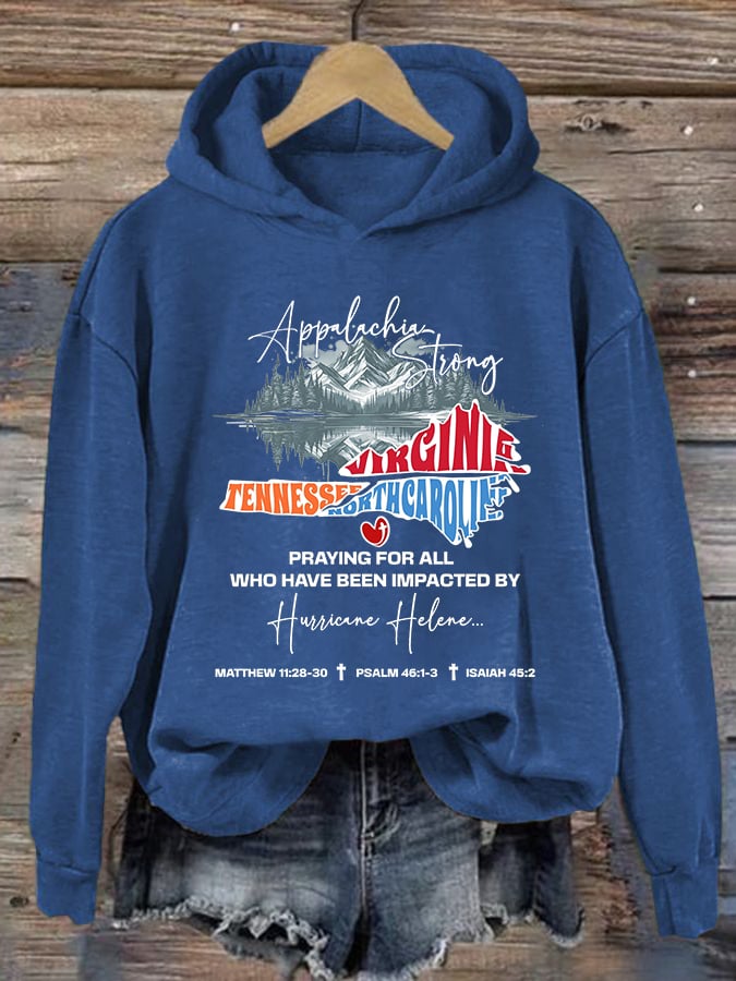 Women's Hurricane Helen Disaster Relief Printed Sweatshirt
