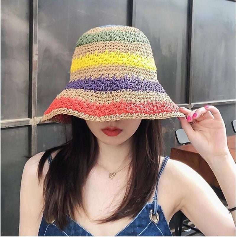 Women's Vacation Minimalist Bow Knot Big Eaves Sun Hat