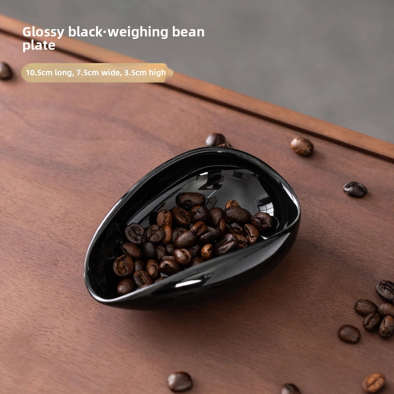 Ceramic Tea Lotus Bean Tray Tea Tray Kung Fu Tea Set Spare Parts Retro Black Celadon White Porcelain Tea Spoon Spatula