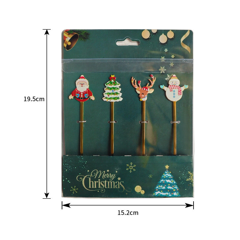 Christmas Fashion Cartoon Stainless Steel Tableware
