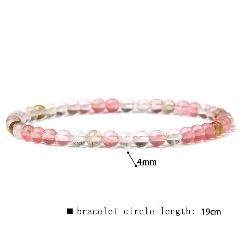 Minimalist Marble Natural Stone Beaded Bracelets