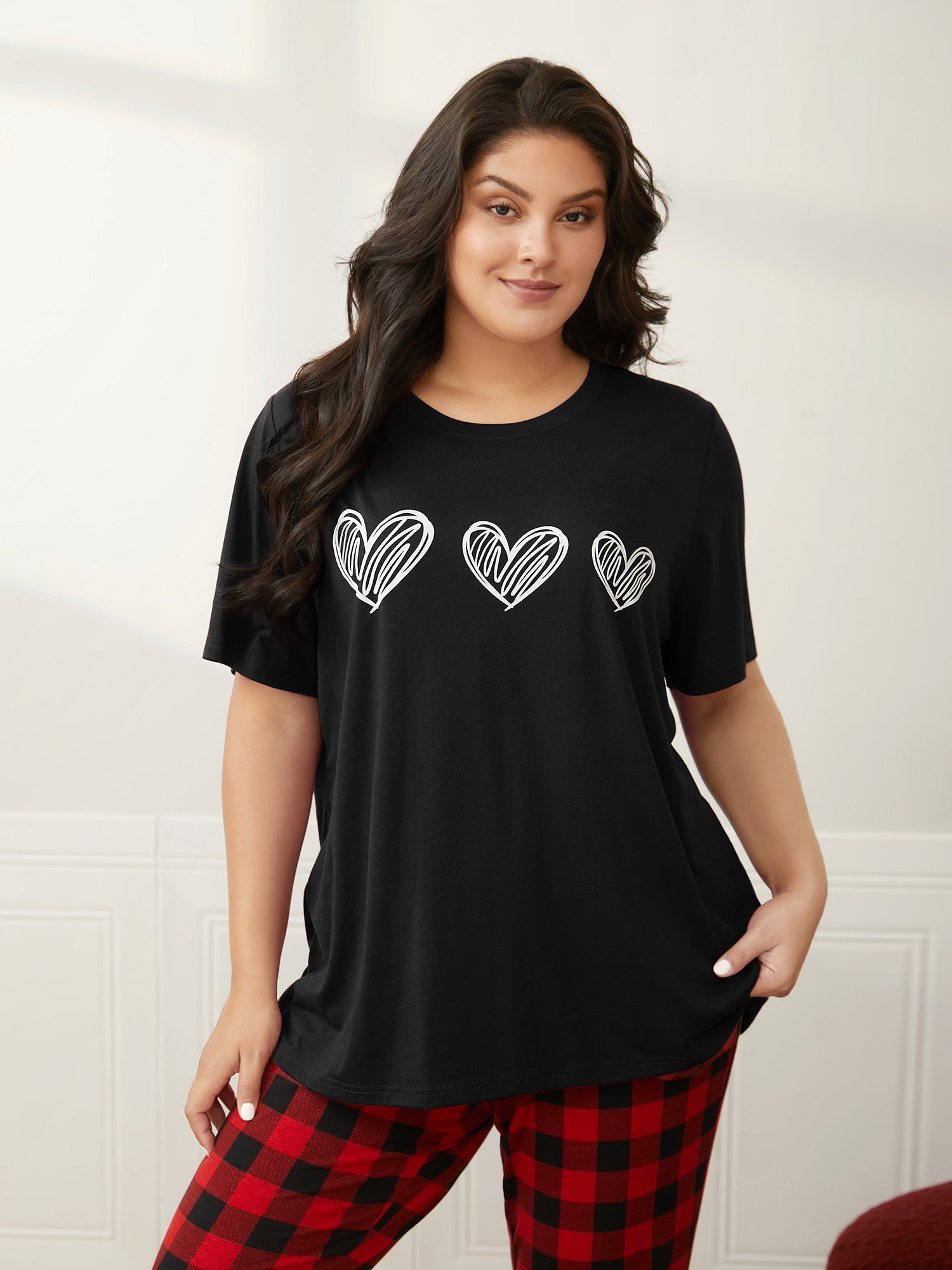 Love In The Air Patchwork Slim-Fit Tee