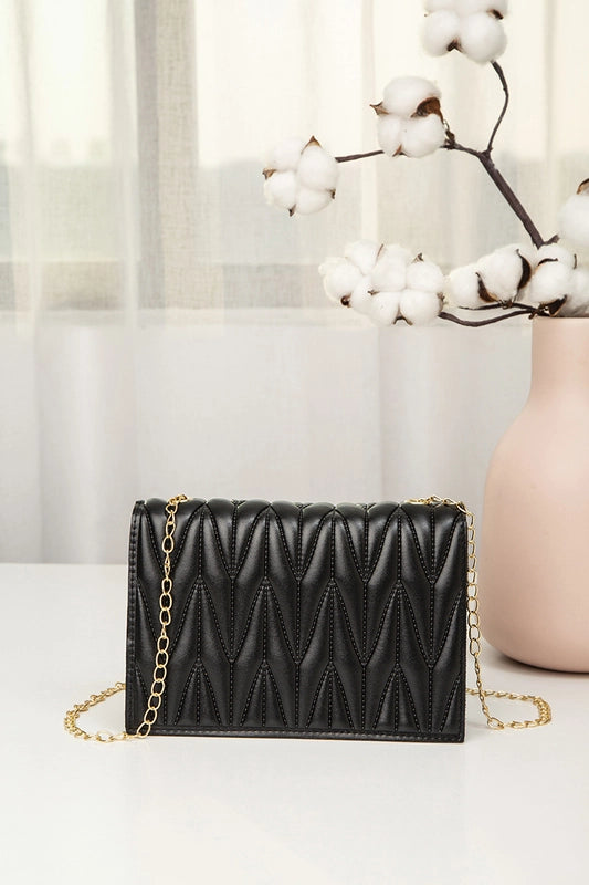 Medium Pu Leather Square Bag