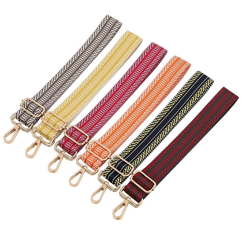 All Seasons Polyester Color Block Bag Strap