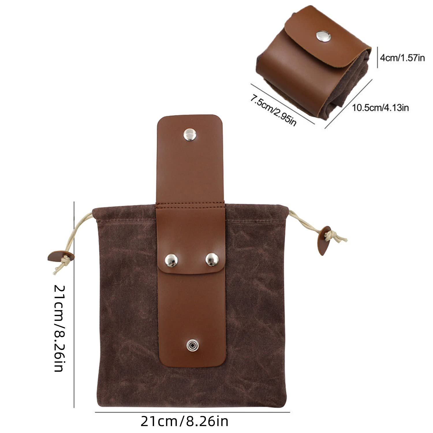 Foldable Canvas Belt Bag